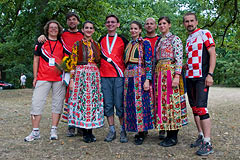 Hrvatska reprezentacija u preciznoj orijentaciji na Svjetskom prvenstvu 2009 godine - Jasminka, Dalibor, Zdenko, Ivica i Ivo